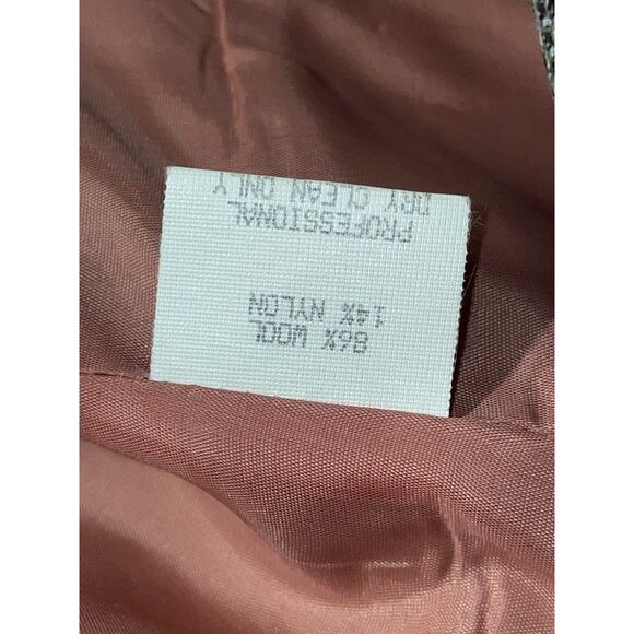 Alex New York Vintage Y2K Wool Blend Blazer Women’s Size 10 Gray Tweed - Picture 6 of 8